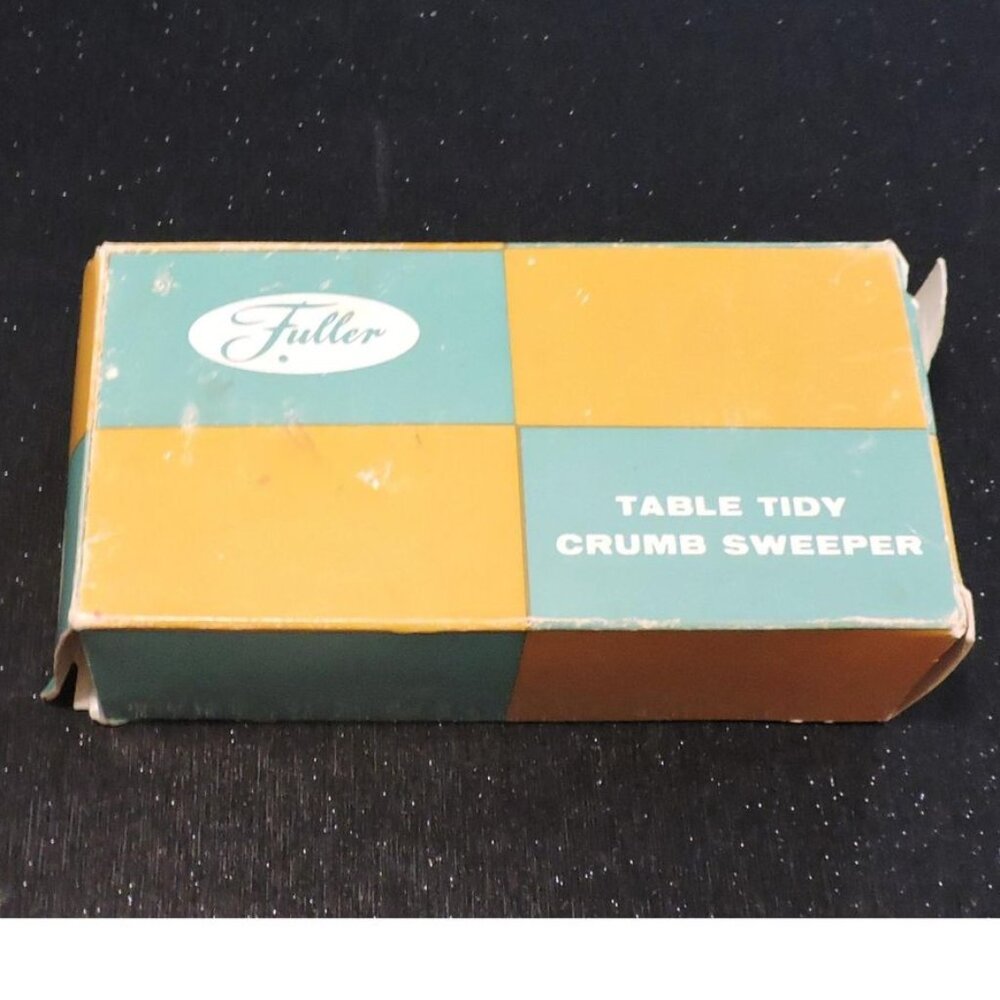 Vintage Fuller Brush Table Top Crumb Sweeper In Original Box Dining Kitchen